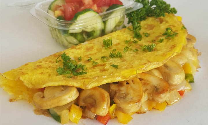 Banting Veggie Omelette | Sandwich Baron