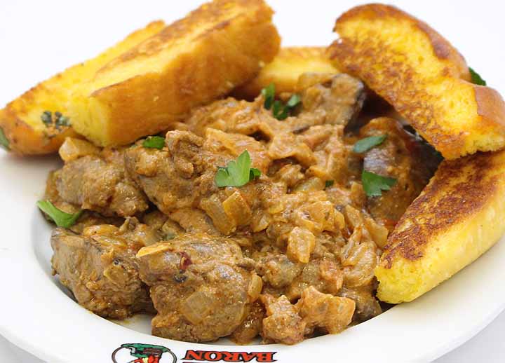 Creamy Chicken Livers Lunch Box | Sandwich Baron